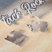 Haystack Rock, Cannonビーチ,オレゴン,アメリカ ジグソーパズル (側面)