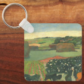 Haystacks in Brittany by Paul Gauguin, Artヴィンテージ キーホルダー (正面)