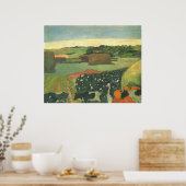 Haystacks in Brittany by Paul Gauguin, Artヴィンテージ ポスター (キッチン)