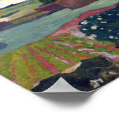 Haystacks in Brittany | Paul Gauguin ポスター (角)