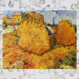 Haystacks in Provence by Vincent van ゴッホ ジグソーパズル