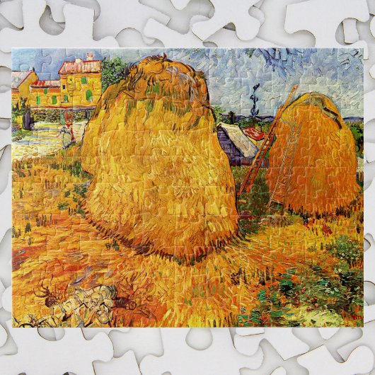 Haystacks in Provence by Vincent van ゴッホ ジグソーパズル