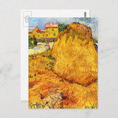 Haystacks in Provence by Vincent van ゴッホ ポストカード (正面/裏面)