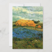 Haystacks Under a Rainy Sky by Vincent van ゴッホ (正面)