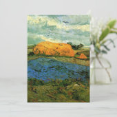 Haystacks Under a Rainy Sky by Vincent van ゴッホ (スタンド正面)