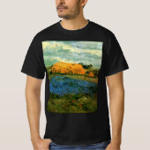 Haystacks Under a Rainy Sky by Vincent van ゴッホ Tシャツ (正面)