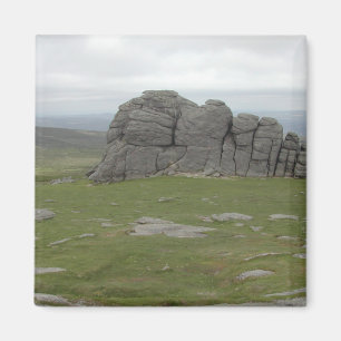 Haytor。 デボンイギリスの石 マグネット