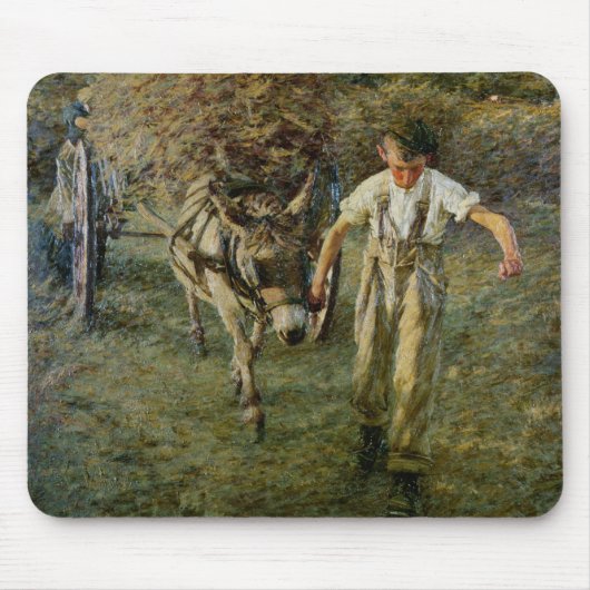 Haywain、c.1889 (キャンバスの油) マウスパッド (正面)