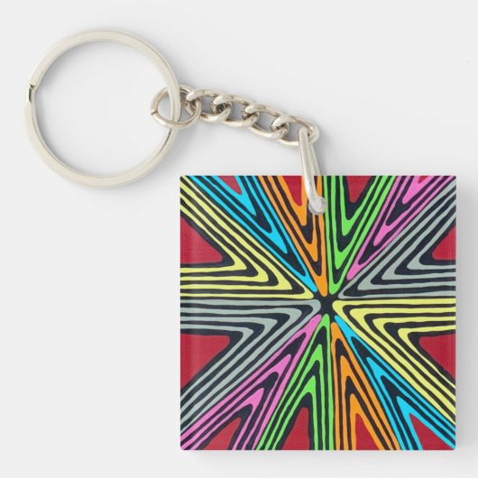 Haywire in Neon Keychain キーホルダー (正面)