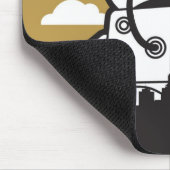 Hazのマウスパッド-ブラウン マウスパッド (コーナー)