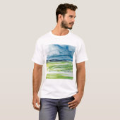 HAZ02によって洗浄される眺望2.tif Tシャツ (正面フル)