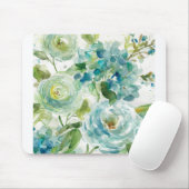 HAZ06クールな水彩画Floral.tif マウスパッド (マウス)