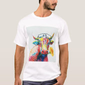 HAZ27 Cow.tif Tシャツ (正面)