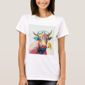 HAZ27 Cow.tif Tシャツ (正面)