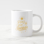 Haz que Suceda ✨ | Golden Sunrise Design ジャンボコーヒーマグカップ (右)