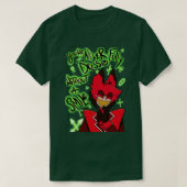 Hazbin Hotelあなた完全にSなしで服を着たことがない Tシャツ (デザイン正面)