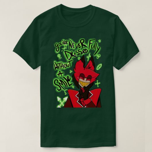 Hazbin Hotelあなた完全にSなしで服を着たことがない Tシャツ (デザイン正面)