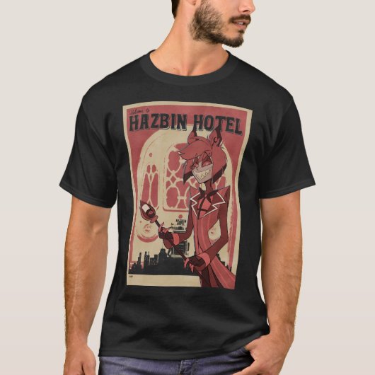 Hazbin Hotel アラストル レトロスタイル Tシャツ (正面)