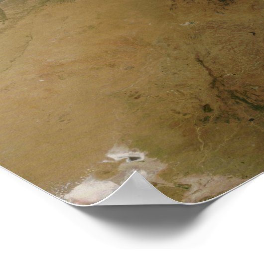 Haze along the Himalaya Mountains ポスター (角)