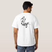 Haze classic Logobox T-shirt Tシャツ (裏面フル)