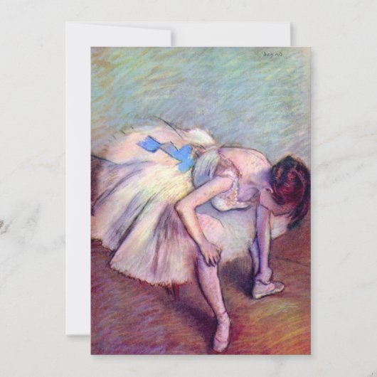 Hazed Dancer by Edgar Degas, Ballet Artヴィンテージ (正面)