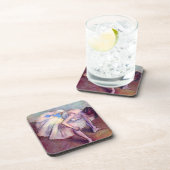 Hazed Dancer by Edgar Degas, Ballet Artヴィンテージ コースター (右側)