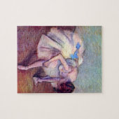 Hazed Dancer by Edgar Degas, Ballet Artヴィンテージ ジグソーパズル (横)