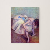 Hazed Dancer by Edgar Degas, Ballet Artヴィンテージ ジグソーパズル (縦)