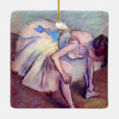 Hazed Dancer by Edgar Degas, Ballet Artヴィンテージ セラミックオーナメント (裏面)