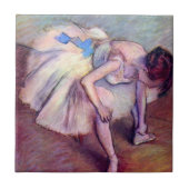 Hazed Dancer by Edgar Degas, Ballet Artヴィンテージ タイル (正面)
