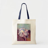Hazed Dancer by Edgar Degas, Ballet Artヴィンテージ トートバッグ (正面)