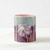 Hazed Dancer by Edgar Degas, Ballet Artヴィンテージ マグカップ (中央)
