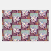 Hazed Dancer by Edgar Degas, Ballet Artヴィンテージ ラッピングペーパーシート (正面2)