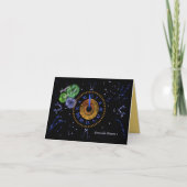 Hazel Midnight Clock サンキューカード (正面)