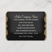 Hazelhurstの薄い倍は切ります 名刺 (裏面)