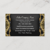 Hazelhurstの薄い倍は美容師を切ります 名刺 (裏面)