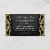 Hazelhurstの薄い倍は美容師を切ります 名刺 (裏面)