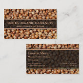 Hazelnutプロデューサー/農家写真名刺 名刺 (正面/裏面)