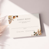 Hazelwoodランドスケープ結婚式RSVPカード 招待状