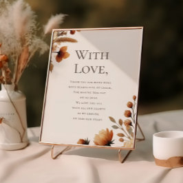 Hazelwood結婚の出席に感謝 ポスター