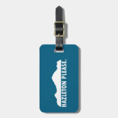 Hazleton Pennsylvaniaお願い ラゲッジタグ (正面縦)