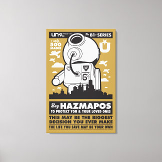 HazMaPoster_Brown キャンバスプリント