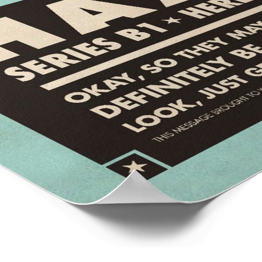 HazmaPoster_Series B1 #4 ポスター (角)