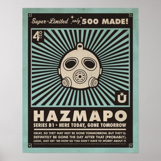 HazmaPoster_Series B1 #4 ポスター (正面)