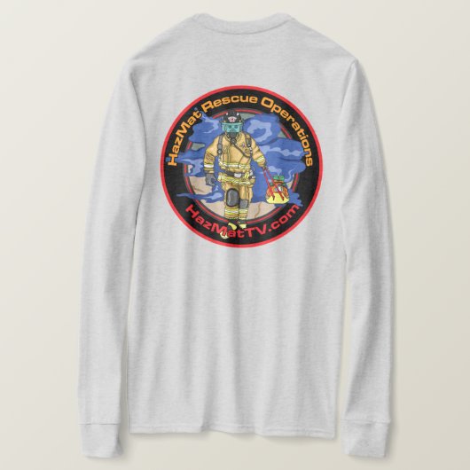 HazMatレスキューOPS Tシャツ (デザイン裏面)
