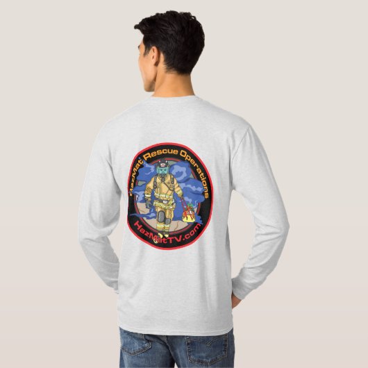 HazMatレスキューOPS Tシャツ (裏面フル)