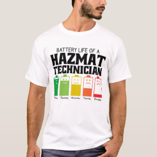 Hazmat技術者のバッテリ寿命 Tシャツ