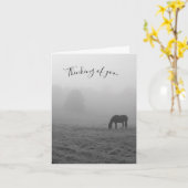 Hazy Grazing Grayscale考える Of Youカード カード (黄色い花)