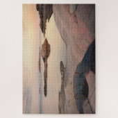 Hazy Nordic Sunset In The Archipelago Of Finland ジグソーパズル (縦)