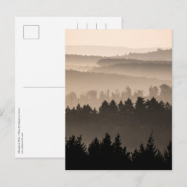 Hazy Woodland Hills風景写真 ポストカード